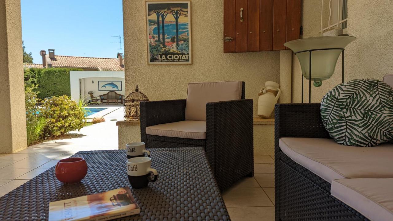 Villa Serena - Piscine, Tennis - Plage Sable 700M La Ciotat Kültér fotó