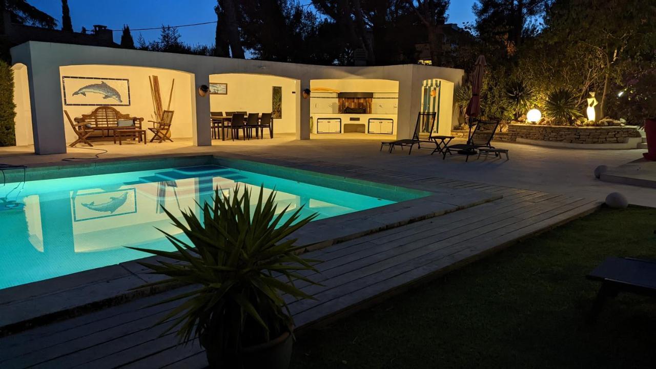 Villa Serena - Piscine, Tennis - Plage Sable 700M La Ciotat Kültér fotó